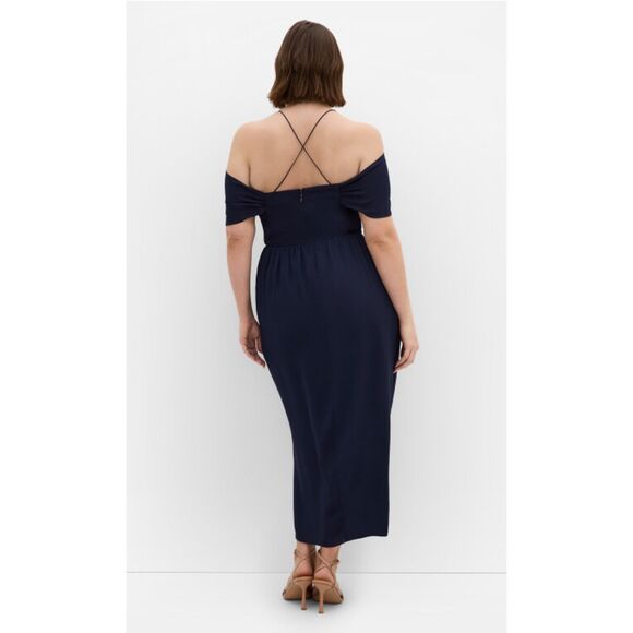 Entwine Maxi Dress - navy NWT Elegant, maxi, party.Size 20 - Picture 3 of 4